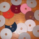 4" One set of 8 diamond polishing pads