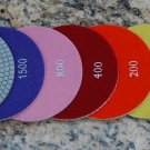 5" set of 7 diamond polishing pads