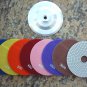 6" Set of 8 Diamond Polishing Pads + Velcro holder