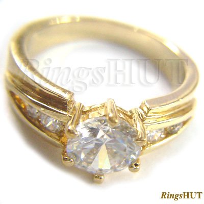 1.26 Crt. 14K Gold Diamond Engagement Ring, Ladies Ring,Wedding Ring,Diamond Jewelry