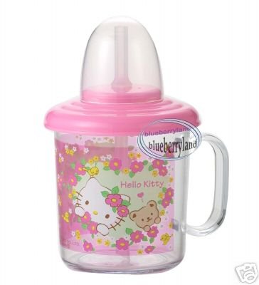 Sanrio HELLO KITTY Baby Straw Cup mug 210ml kids child drinkware cups girls