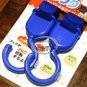 Japan Baby Stroller Pram HOOK Pushchair Hooks Carrier set of 2 Blue