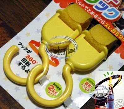 Japan Baby Stroller Pram HOOK Pushchair Hooks Carrier Y x 2 Pcs