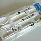 Disney Mickey Mouse Fork Spoon Chopstick set cutlery