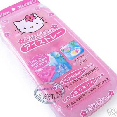 Sanrio Hello Kitty Ice Cube Rack Tray Mold Mould Maker woman kids ladies