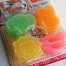 Japan 4 Food Mold cutter cookie Cutters Molds set mould