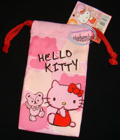 Sanrio HELLO KITTY Cell Phone Ipod MP3 Nano DC Bag bags