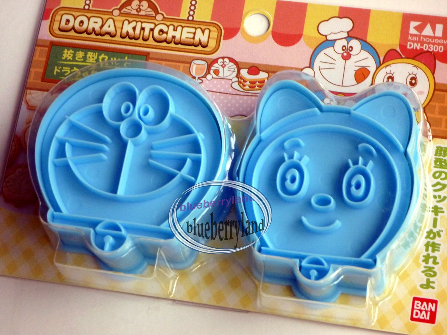 JAPAN Doraemon Cookie Stamp Cutter mold bread sandwich food mould