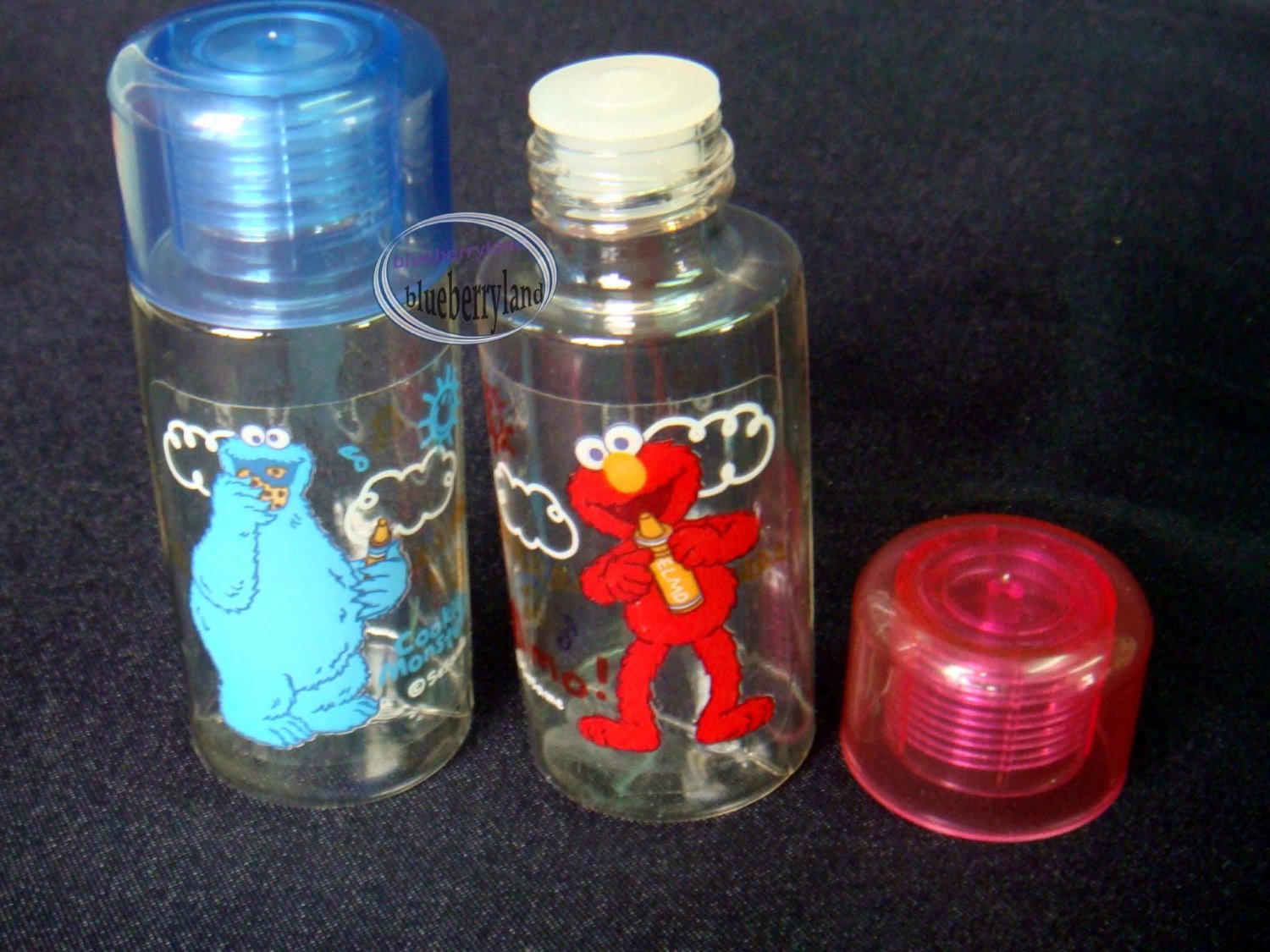 Sesame Street Elmo Cookie Monster Cosmetic Cream Lotion case Bottle