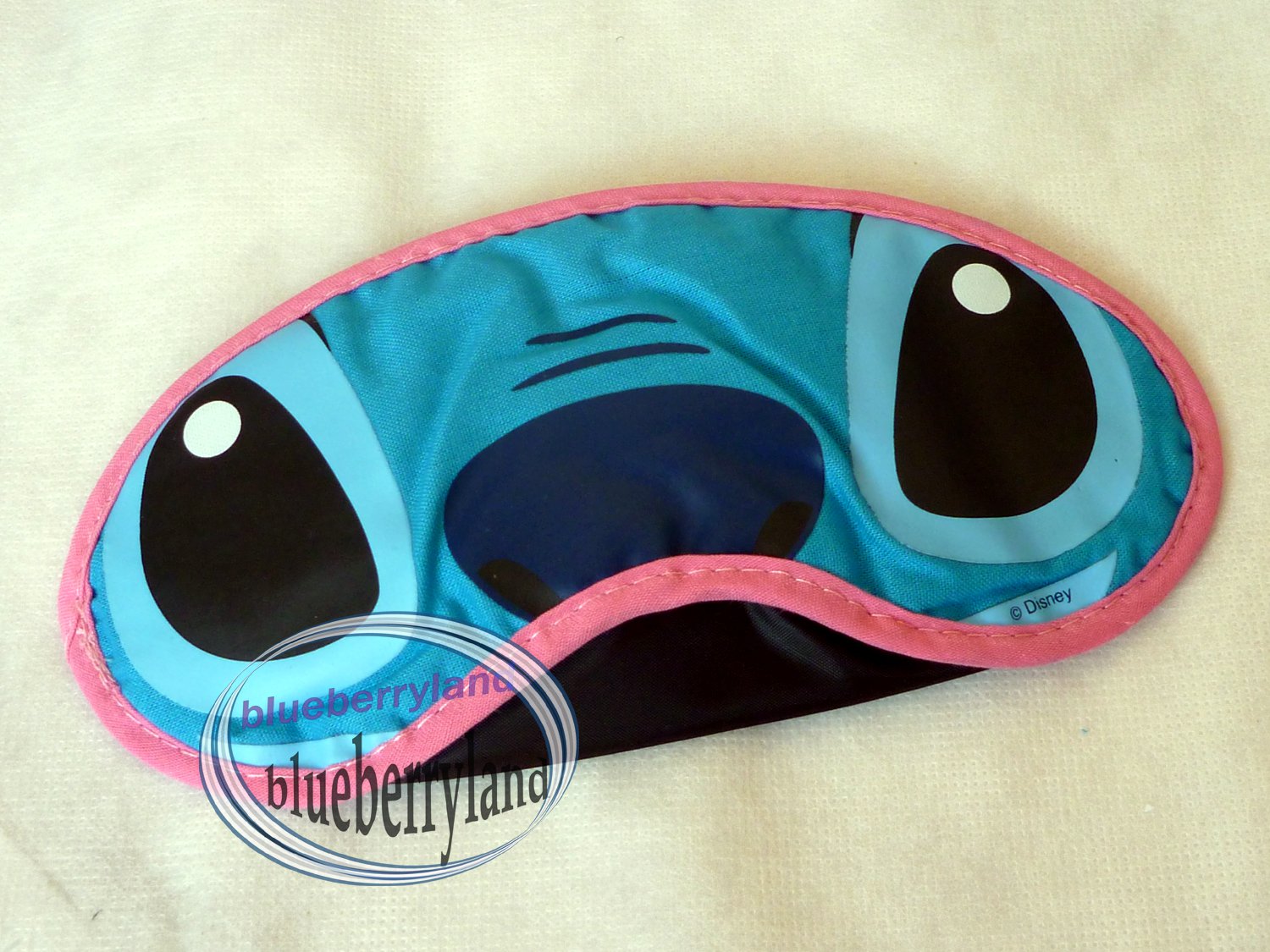 Disney Stitch Eye Mask Blindfold Sleep Rest Travel 9673