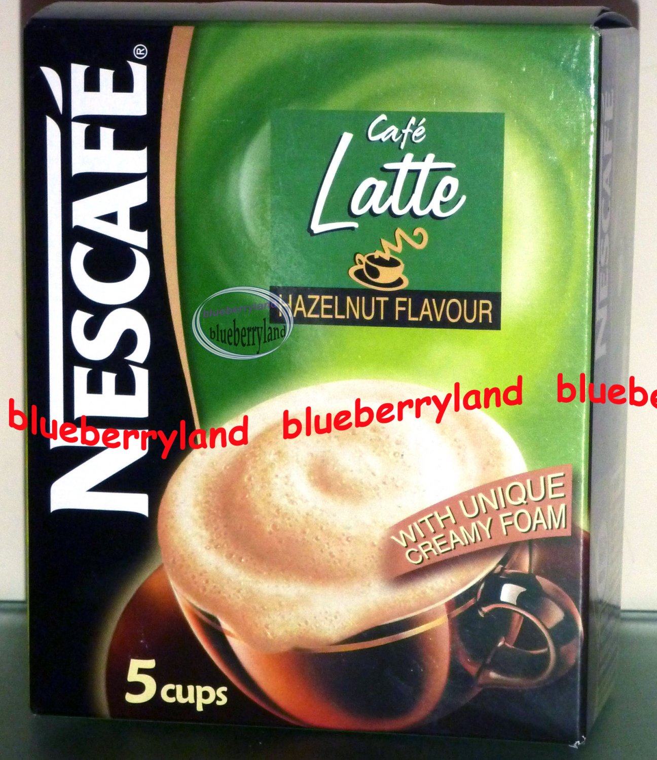 Nescafe Latte Hazelnut Coffee mix Nestle 5 sachet instant drink home office