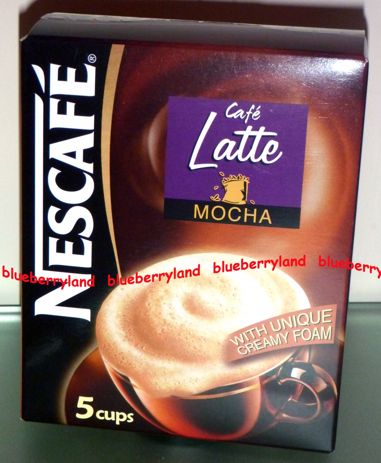 Nescafe Latte MOCHA Flavor Coffee mix Nestle 5 sachet instant drink ...