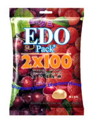 Edo Gummy Candy Lychee & Grape Flavor sweet candies kids