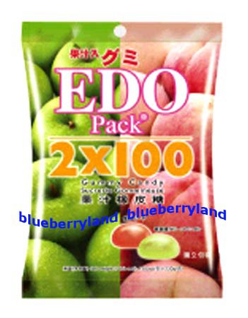 Edo Gummy Candy Apple & Peach Flavor sweet candies kids