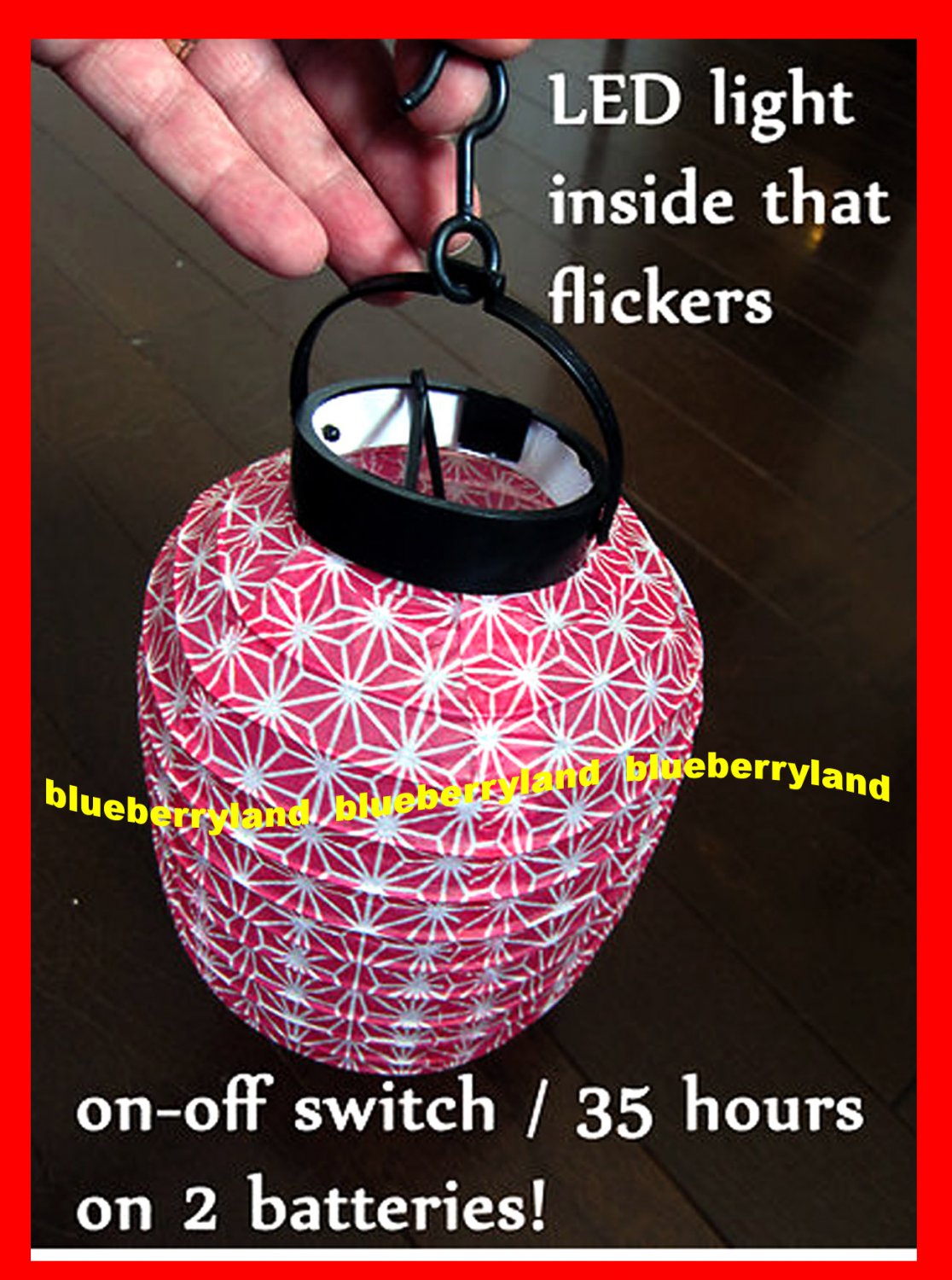 Classic Japanese CHOCHIN LED Light Foldable Paper Lantern for Home Garden Wedding Decor