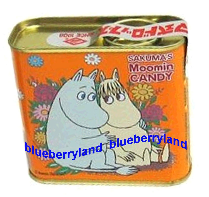 Japan Sakuma Moomin Can Fruit Drops Candy sweets Candies snack kids MM
