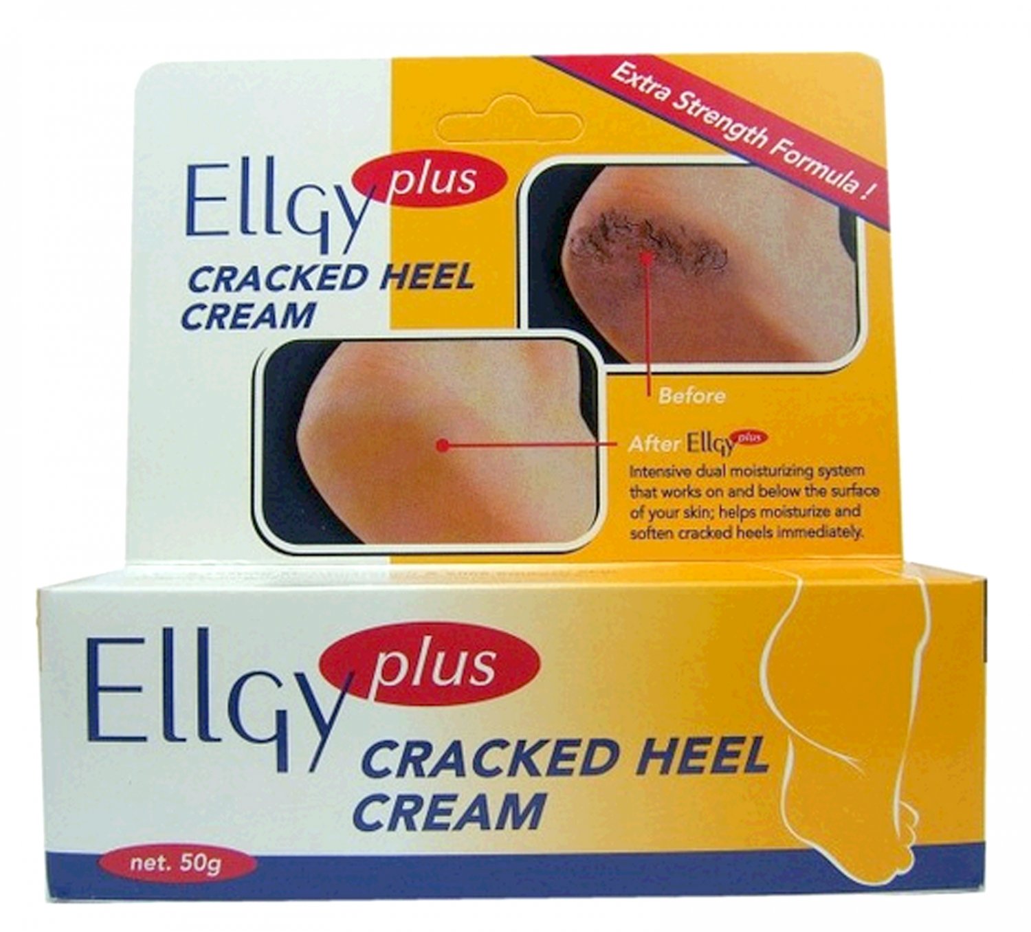 Ellgy Plus Cracked Heel Cream Foot Skin Care 50g 