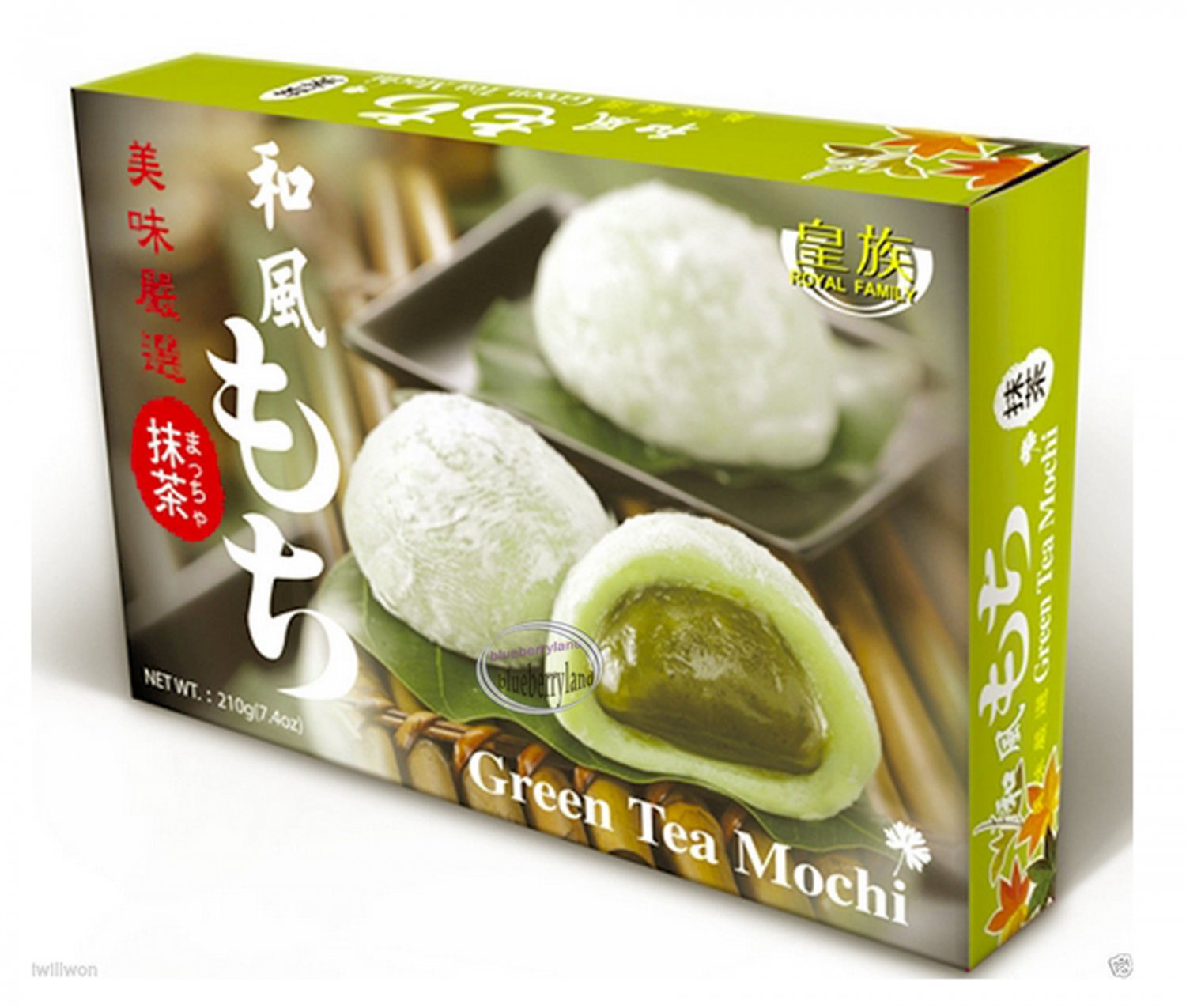 green tea mochi