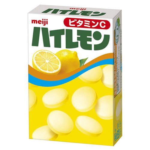 Japan Meiji Vitamin C Lemon Candy Tablet Sweet tart food nutrition 27g