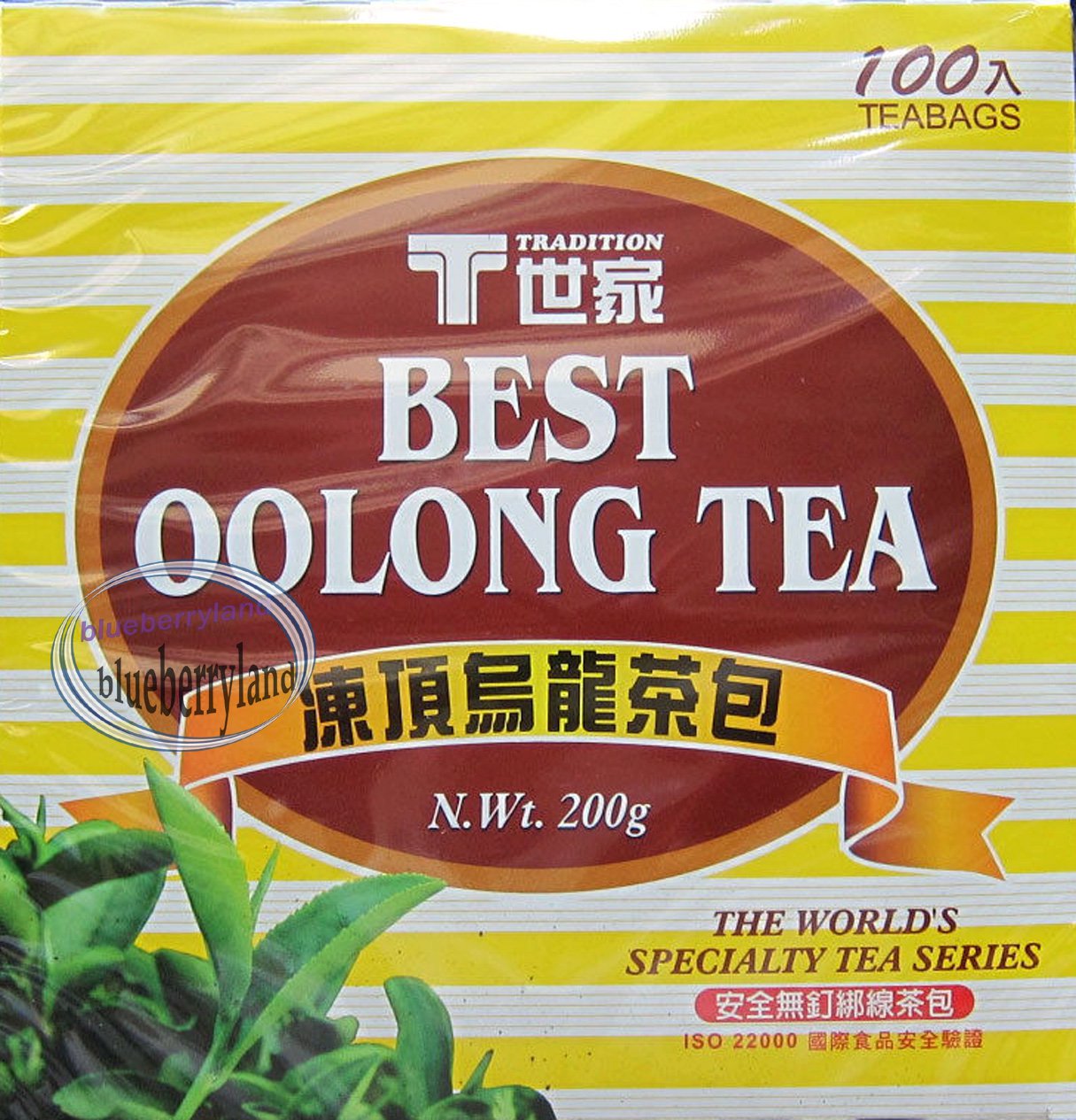 100 Tradition Best Oolong Tea Bags set