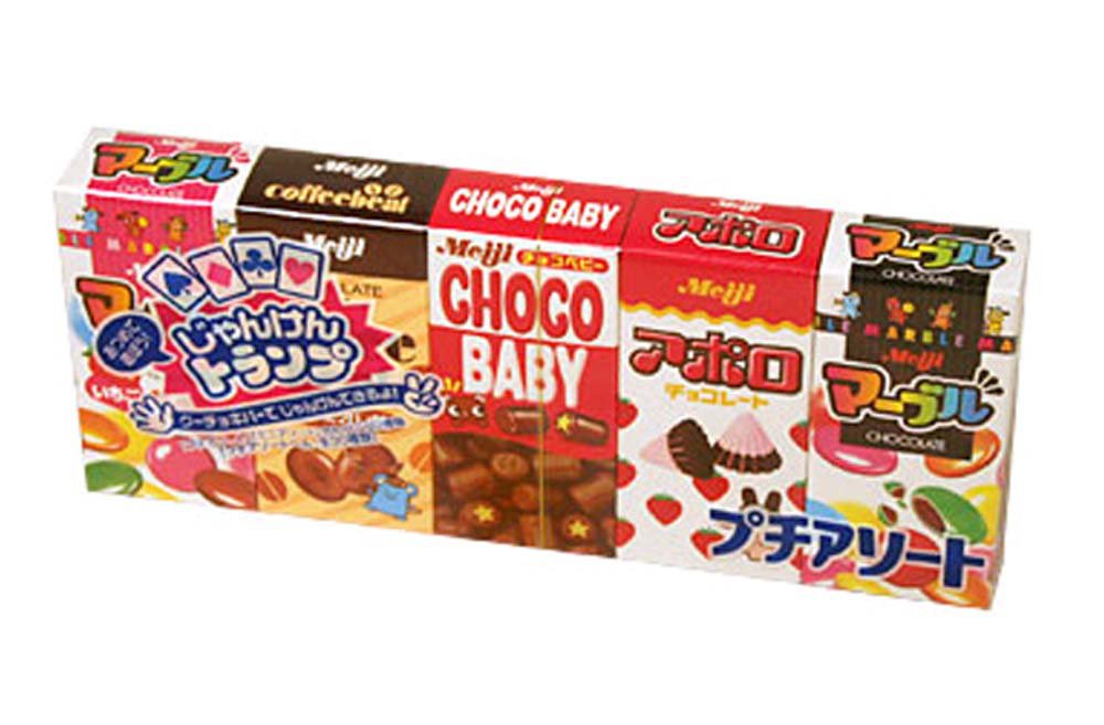 Japan Meiji Mini Assorted Chocolate Pack 52g