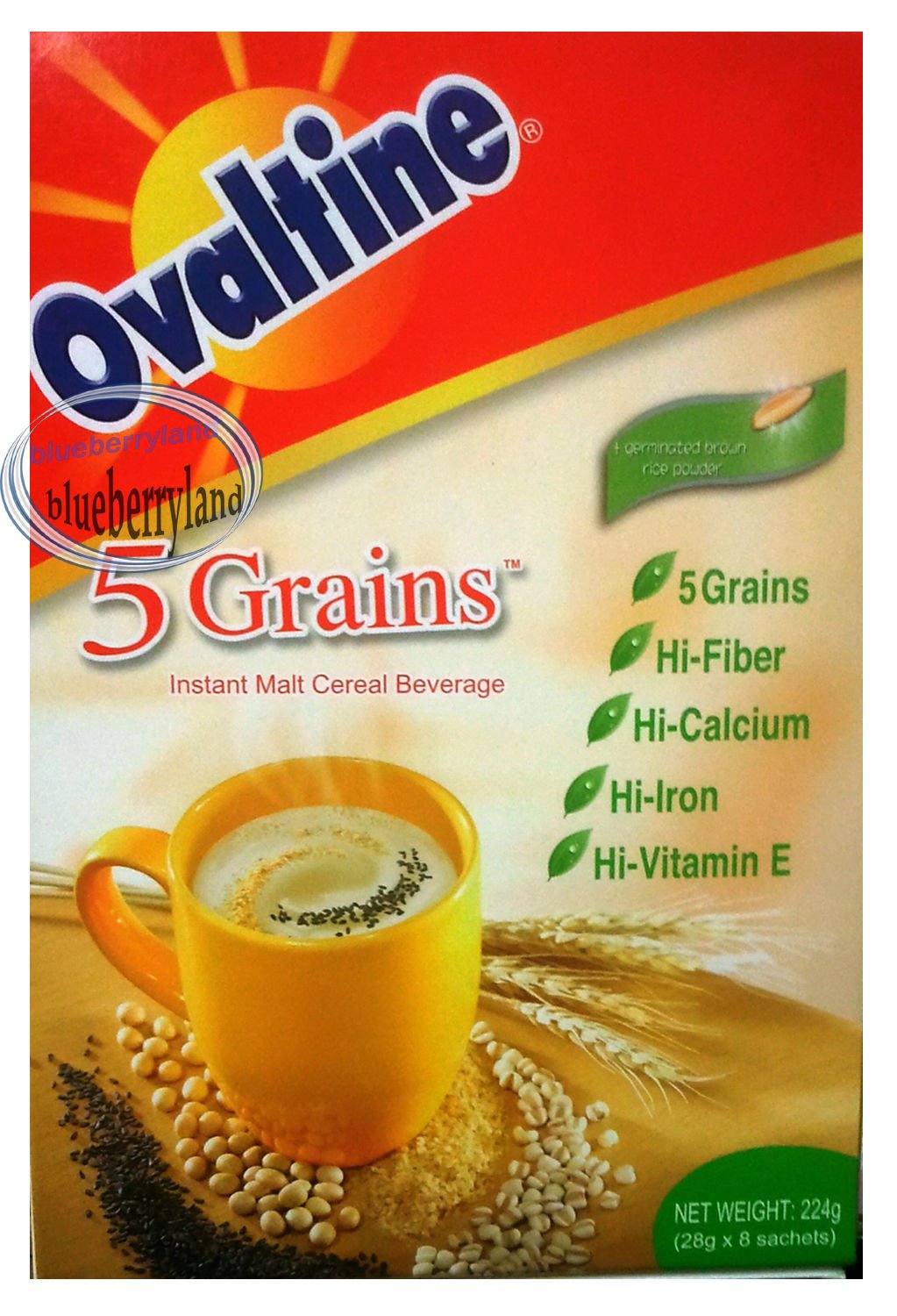 Ovaltine 5 grains Instant Malt Cereal Beverage Drink mix breakfast