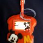 DISNEY Mickey Mouse Luggage Name Tag holder Travel school bag