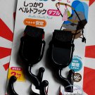 Japan Baby Stroller Pram HOOK Pushchair Hooks Carrier set of 2 Black