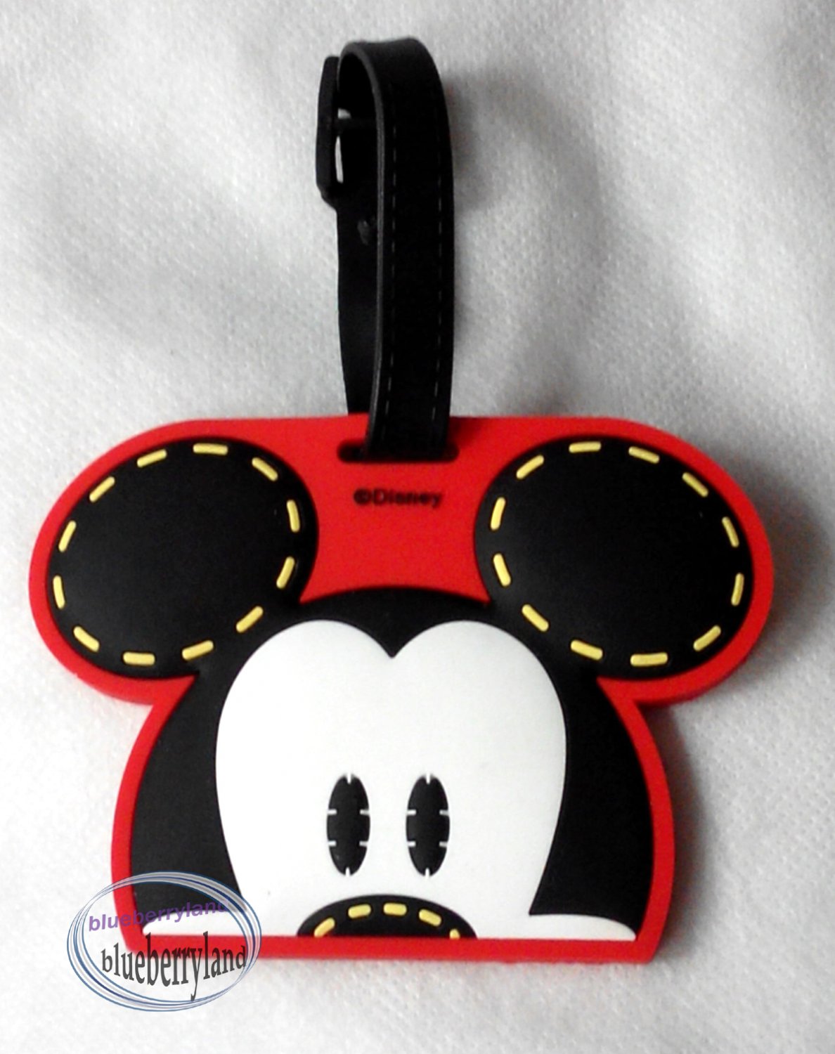 Disney Mickey Mouse 3D Luggage BAG Name Tag holder Travel school