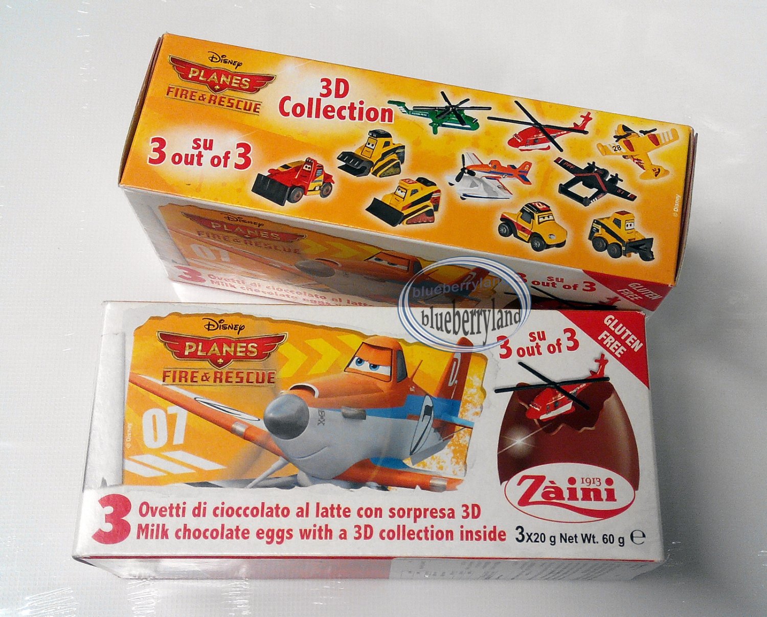 3er Pack Dolci Zaini Surprise Disney Planes 2016 Italien Empty Pack Ü Ei Vintage 