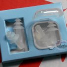 2 pairs Earplug with case sleeping Ear Plug swim sleep Travel study
