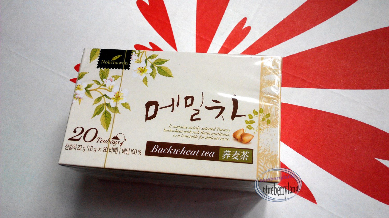 Korea Nokchawon Buckwheat Tea Bag 20 teabags ladies drink hot beverage