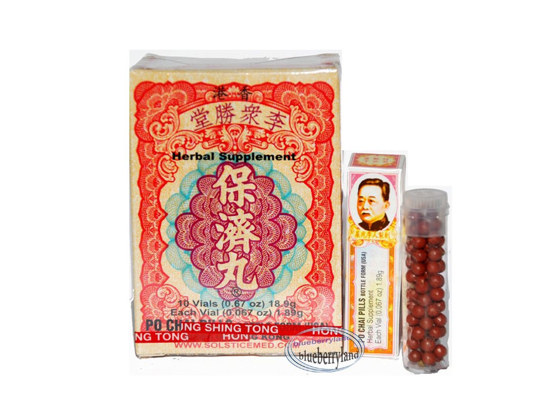 Po Chai Pills Chinese Natural Herbs Supplement 4 boxes Bao Ji wan 李眾勝堂保濟丸