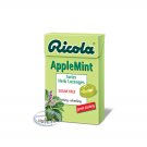 Ricola APPLE MINT Swiss Herb Lozenges Sugar free Mint Drops Candy 2 boxes Candies snack sweet