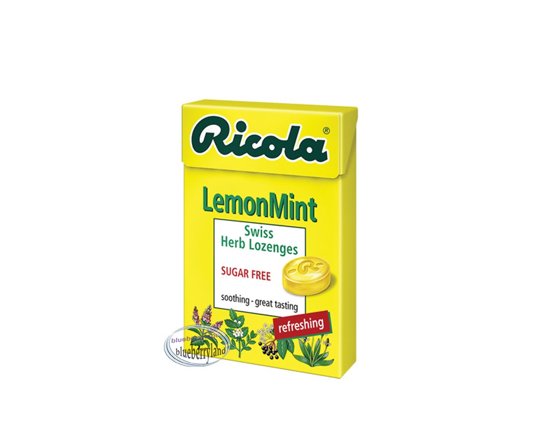 Ricola Lemon MINT Swiss Herb Lozenges Sugar free Mint Drops Candy 2