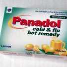 Panadol Cold & Flu Hot remedy Lemon Cough cold & Flu relief non-Drowsy