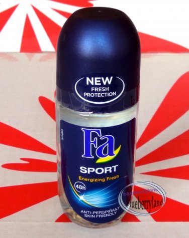 Fa Sport Energizing Fresh Roll On Deodorant Antiperspirant 48 hrs protection