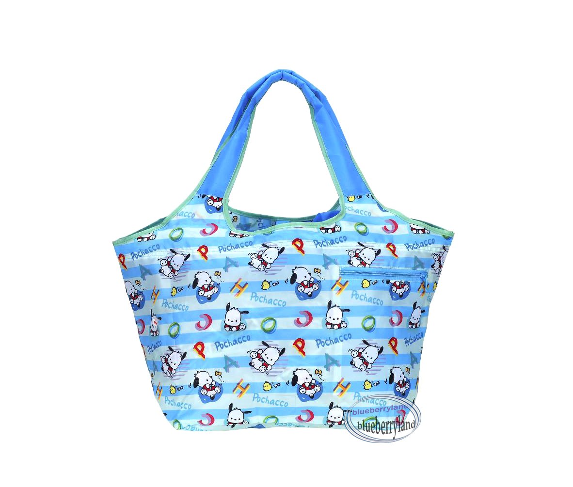 Sanrio Pochacco JUMBO Shopping Bag Handbag Tote BAGs Weekend causal ...