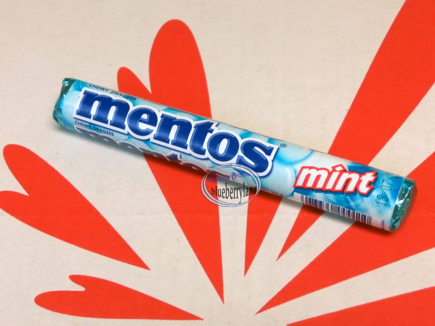 2 Rolls Mentos Mint Flavor Chewy Dragees Candy sweet snacks candies kids ladies