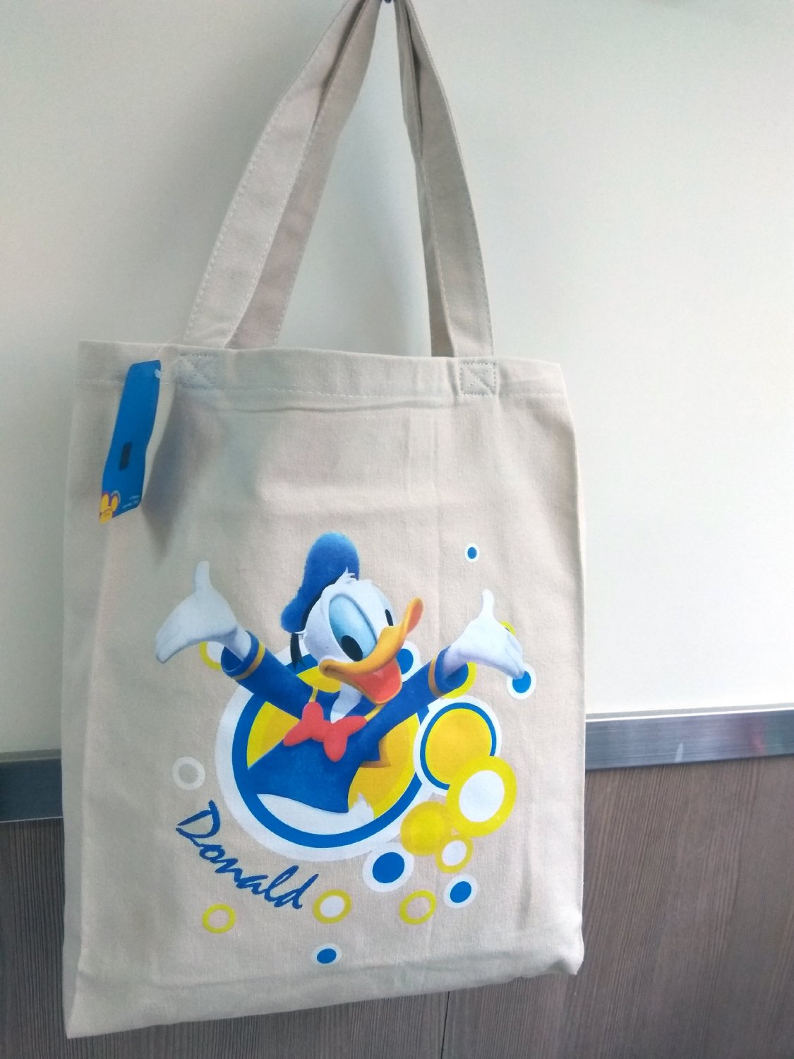 Disney Donald Duck CANVAS TOTE BAG Shoulder Handbag Weekend School BAGs