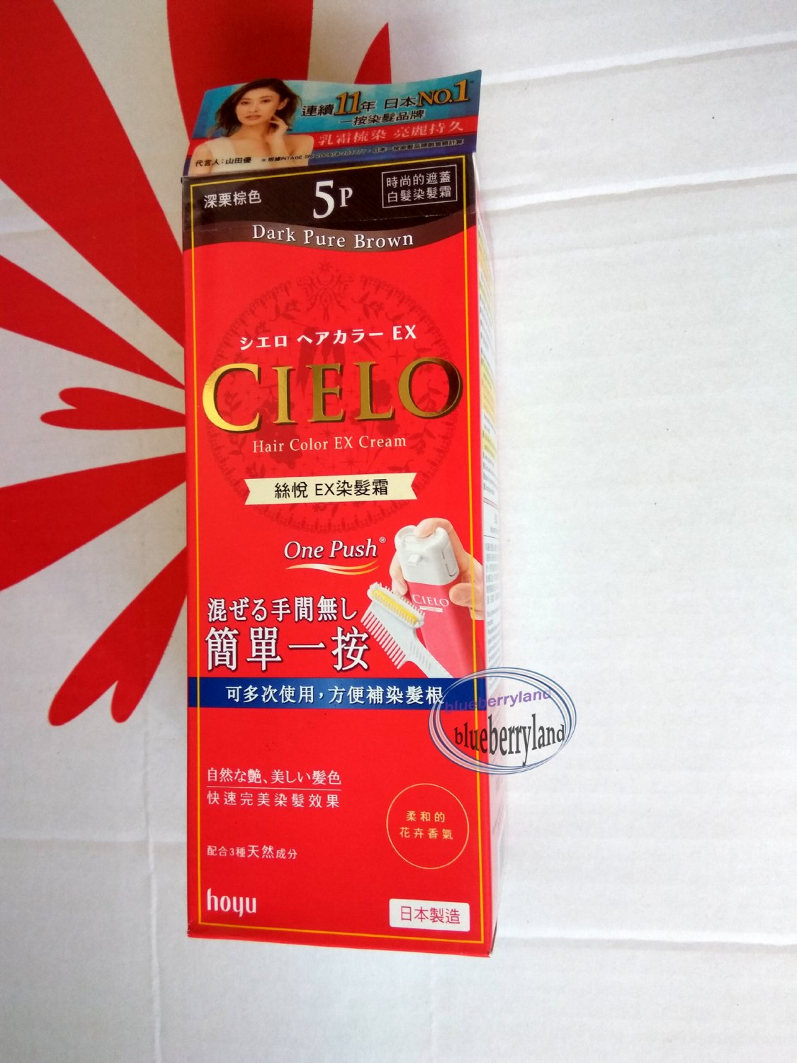 Japan hoyu CIELO Hair Color EX Cream for gray hair 5P dark chestnut brown