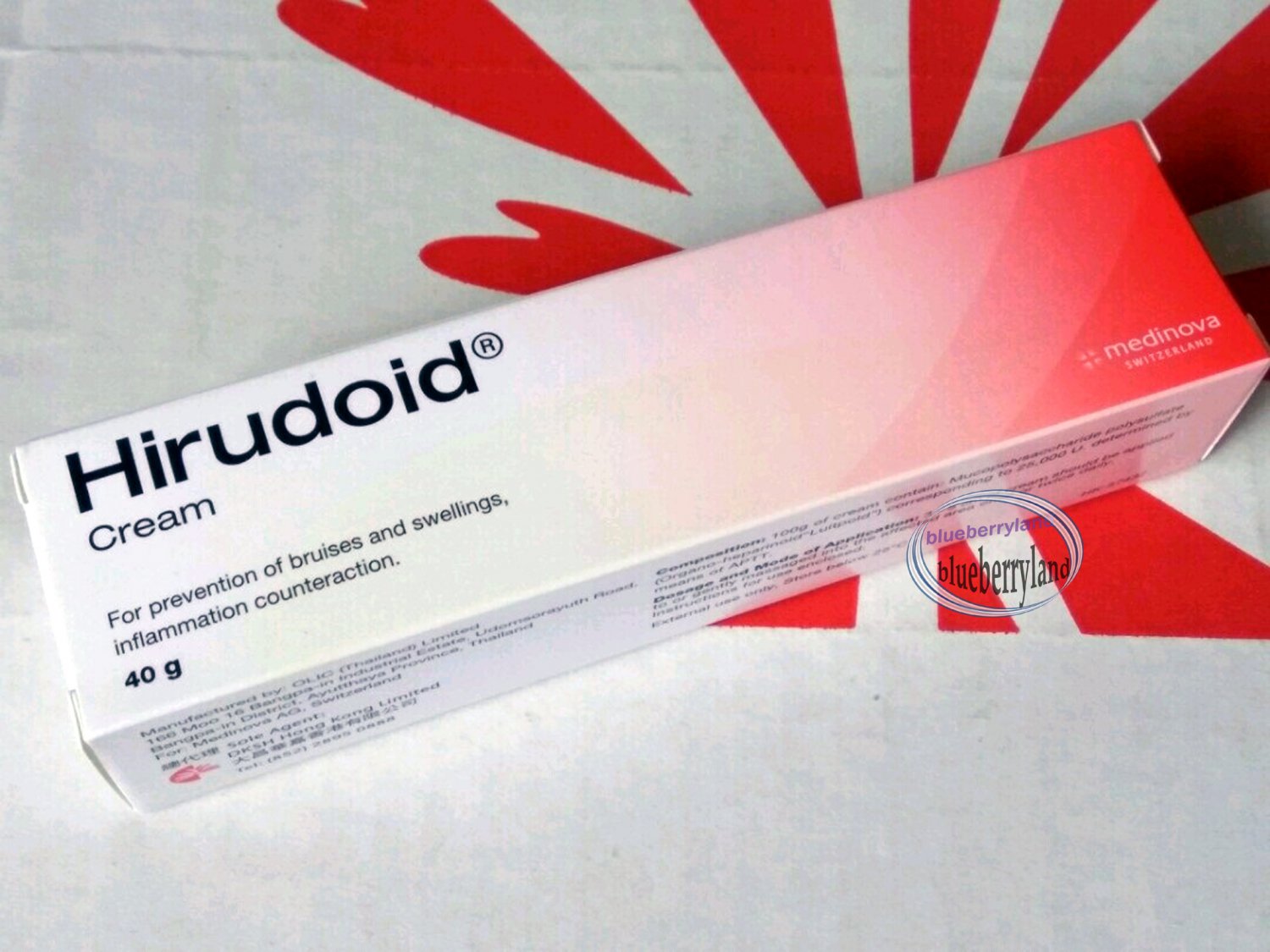 Hirudoid Cream 40g for Scars Varicose Vein Bruises skin anti