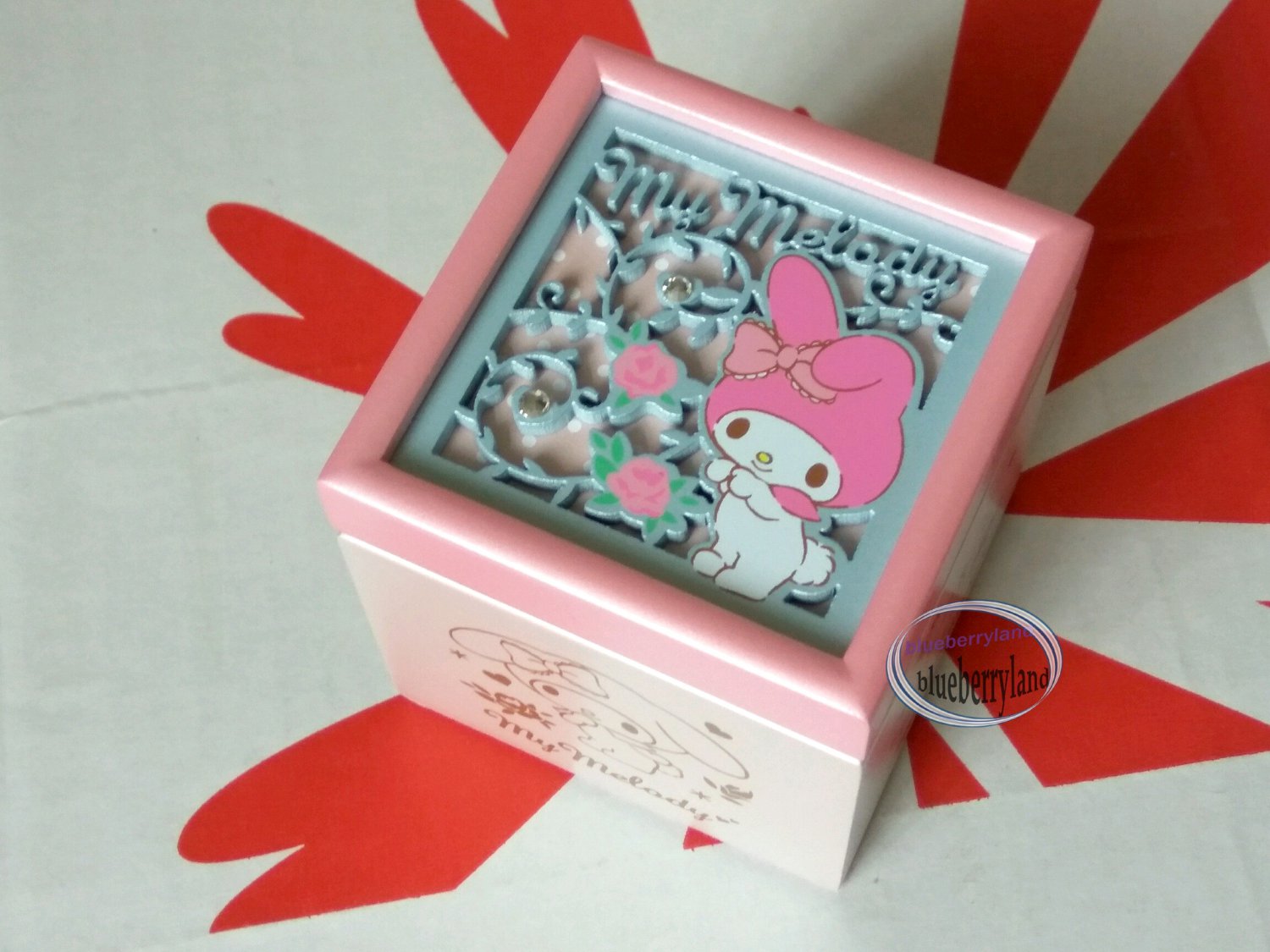 Sanrio My Melody Wooden Jewellery Musical box music Boxes gift girls