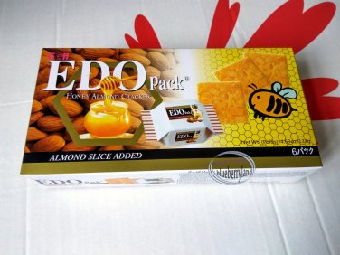 EDO Pack Honey Almond Cracker 133g biscuits sweets snacks cookies ladies