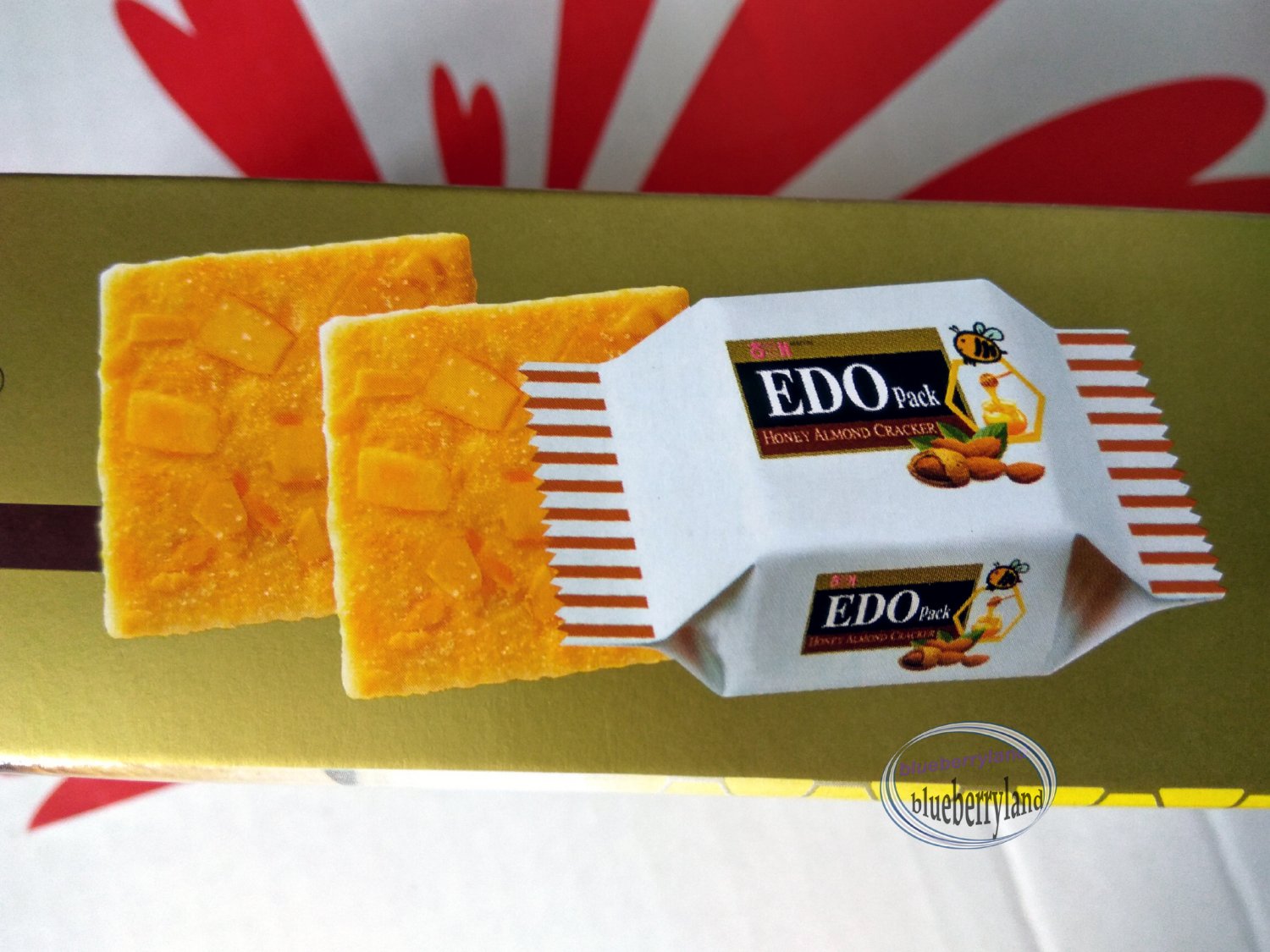 EDO Pack Honey Almond Cracker 133g biscuits sweets snacks cookies ladies