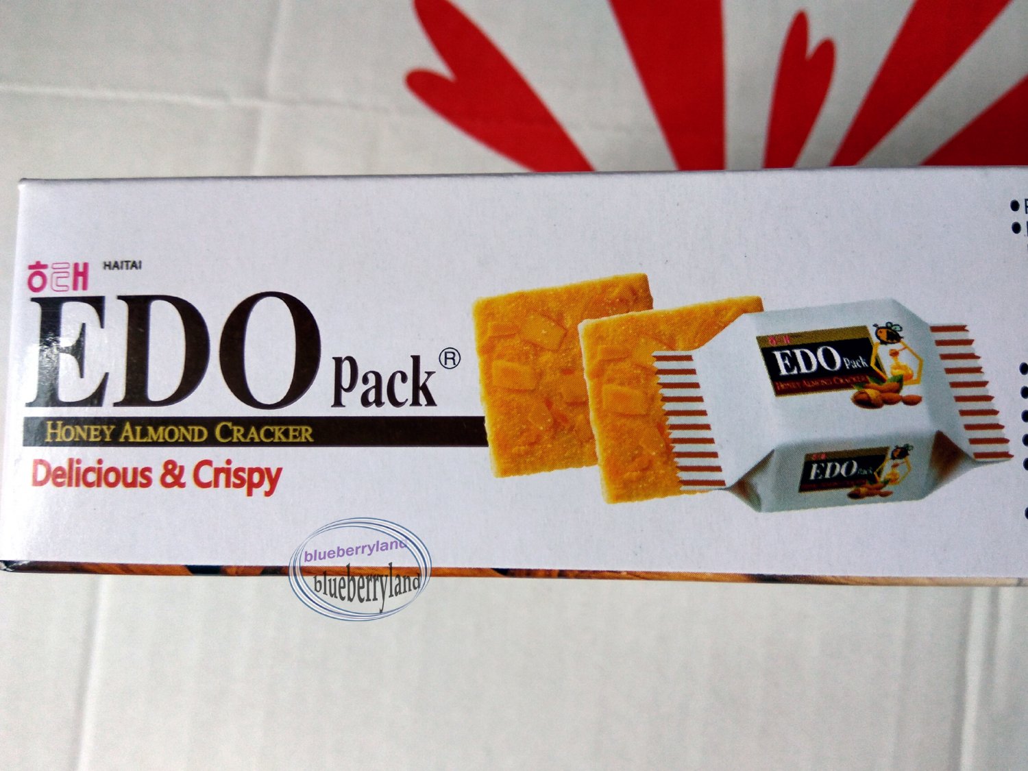 EDO Pack Honey Almond Cracker 133g biscuits sweets snacks cookies ladies