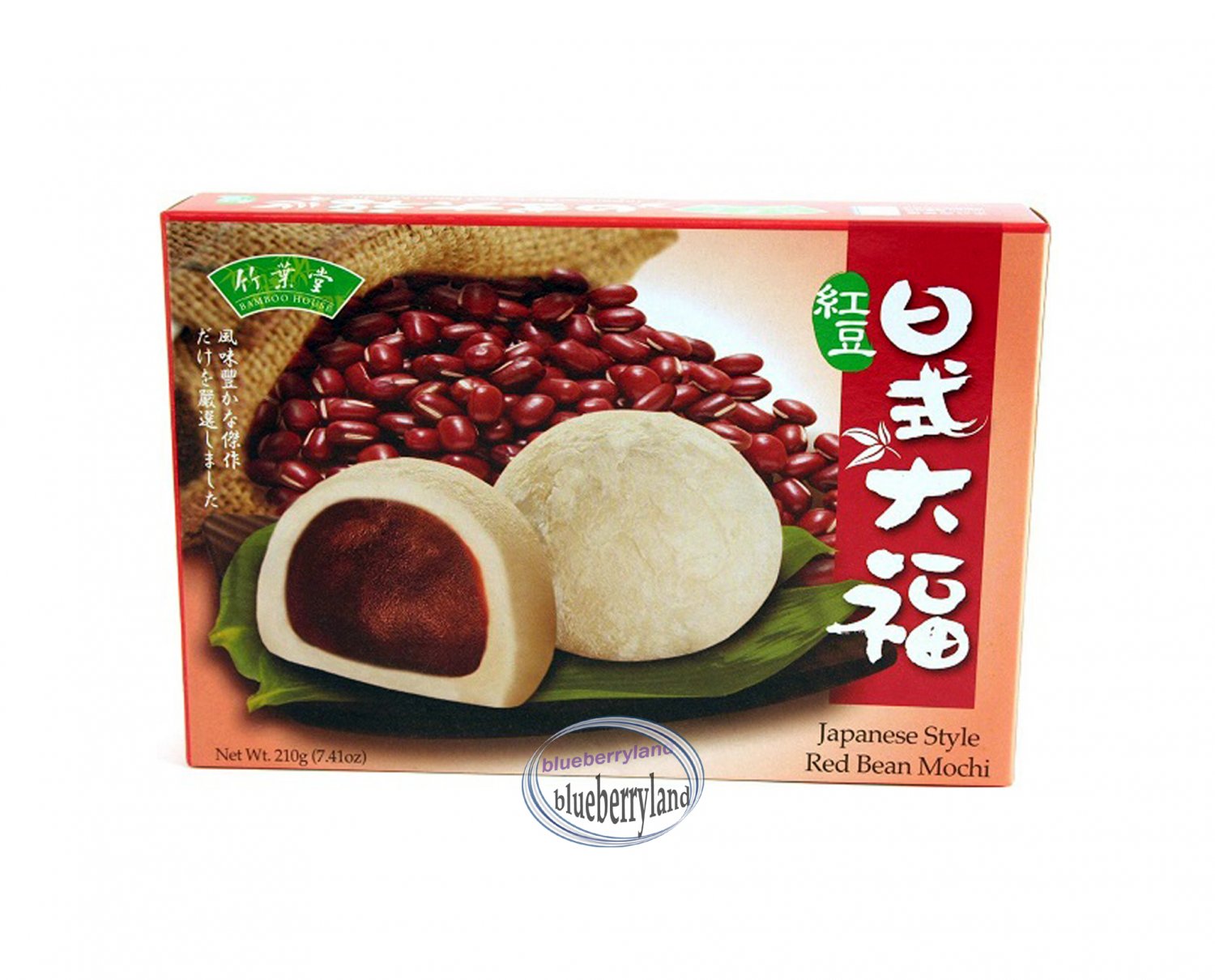 Bamboo House Japanese Style Red Bean MOCHI Daifuku Rice Cake Sweets ...