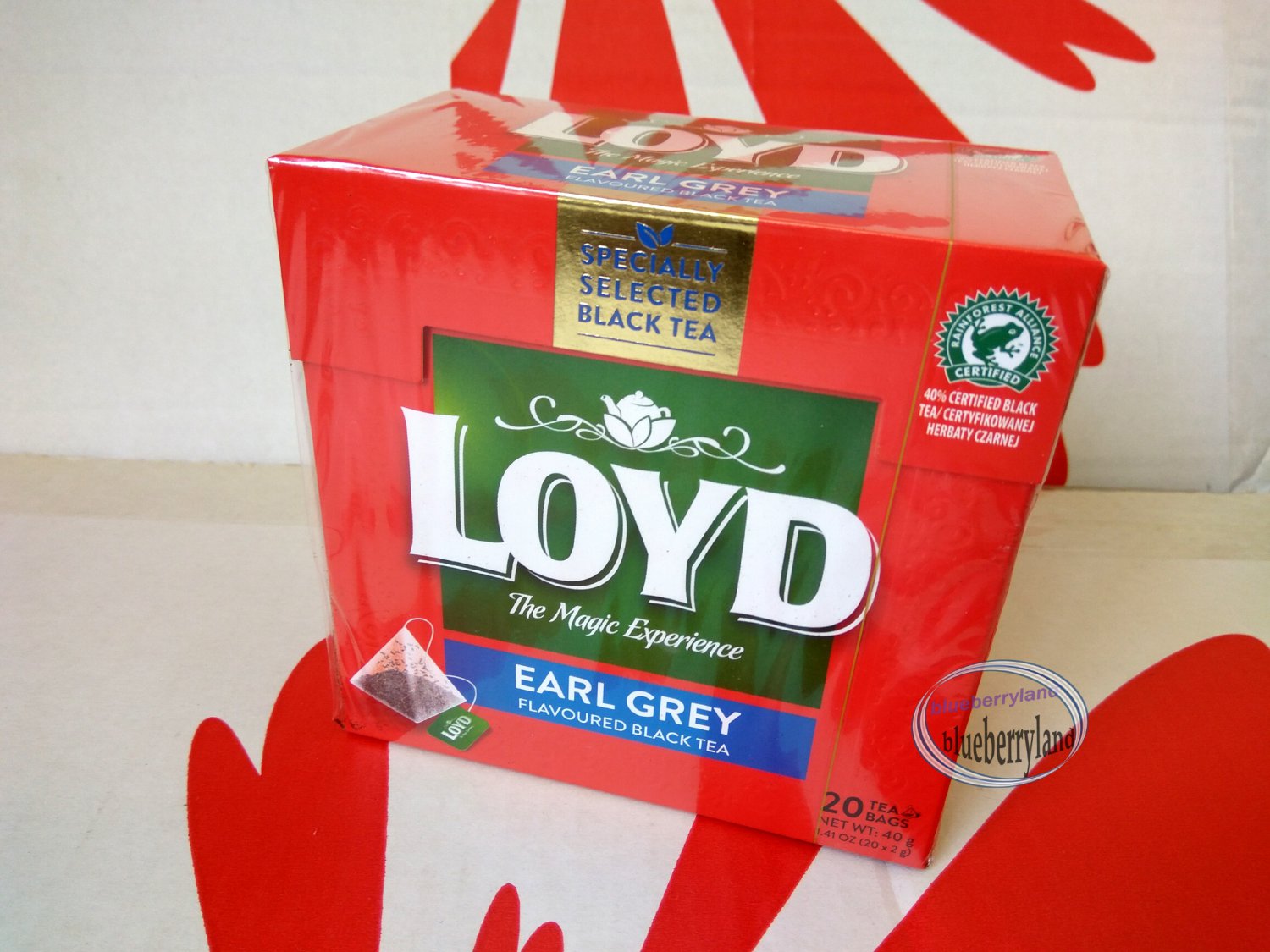 Loyd Earl Grey Flavoured Black Tea 20 Tea Bags