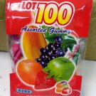 Cocoaland Lot 100 Assorted Fruit Gummy Candy 150g snack