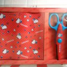 Sanrio Hello Kitty Scissor & Handcraft Paper Set for children handcraft works